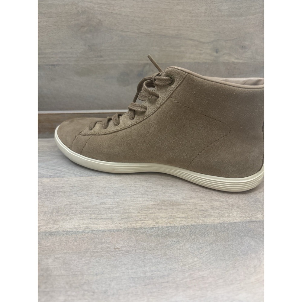 Cole Haan Grand.OS Womens 8 B Taupe Tan Suede High Top Sneakers W10089 - Picture 7 of 11